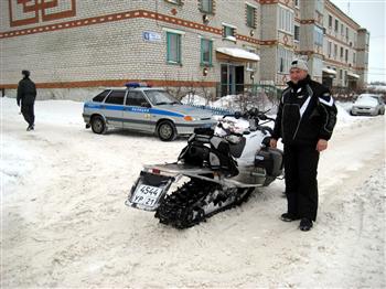 Операция «Снегоход» в Моргаушском районе